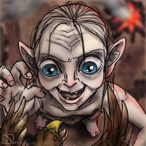 💍Gollum Art Trade 🎨 | Lord Of The Rings Amino