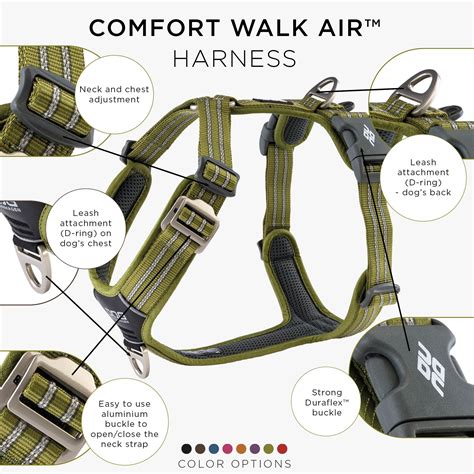 Comfort Walk Air™ harness from DOG Copenhagen Size XS Color Hunting Green