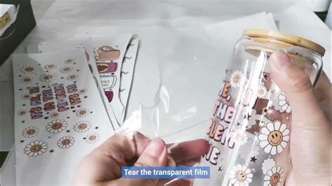 UV DTF Cup Wraps Transfer UV DTF Printer - YouTube