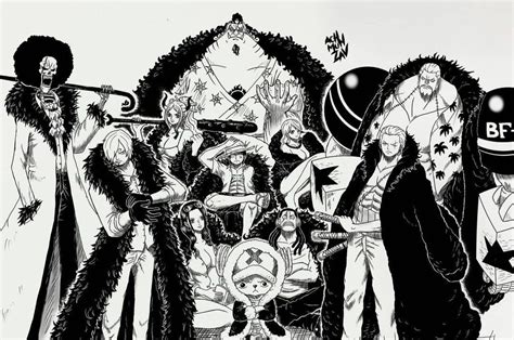 Straw Hat Pirates With Jinbei Wallpaper