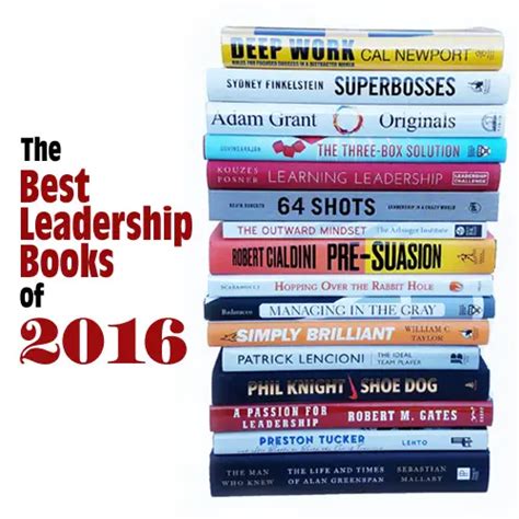 The Best Leadership Books of 2016 | The Leading Blog: A Leadership Blog