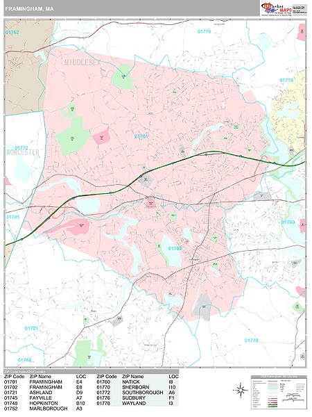 Framingham Ma Zip Code Map – Verjaardag Vrouw 2020