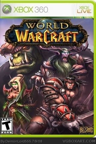 World of Warcraft Xbox 360 Box Art Cover by DemonLord555