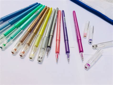 Ultra Fine Point Gel Pens with Diamond Tip (Glitter, Neon, Pastel ...