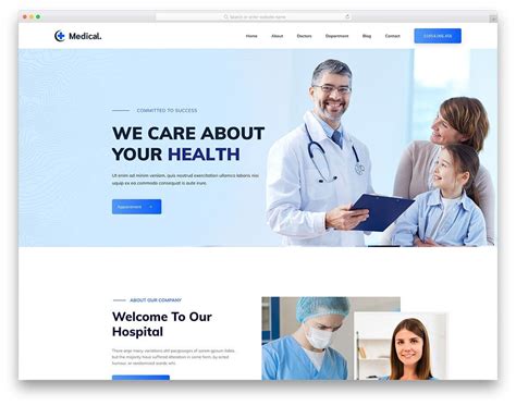 23 Popular Medical Landing Page Templates 2021 - uiCookies