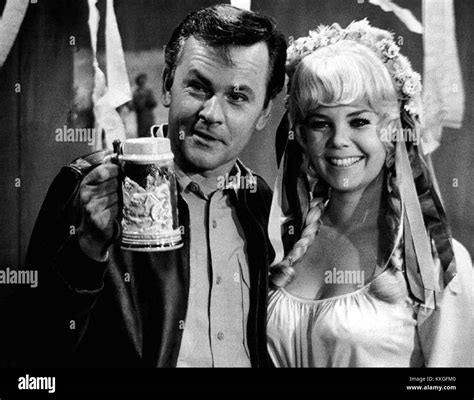 Bob Crane Sigrid Valdis Hogans Heroes 1969 Stock Photo - Alamy