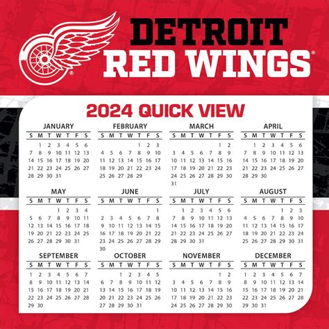 Red Wings 2024 Schedule Printable - Lindi Stefanie