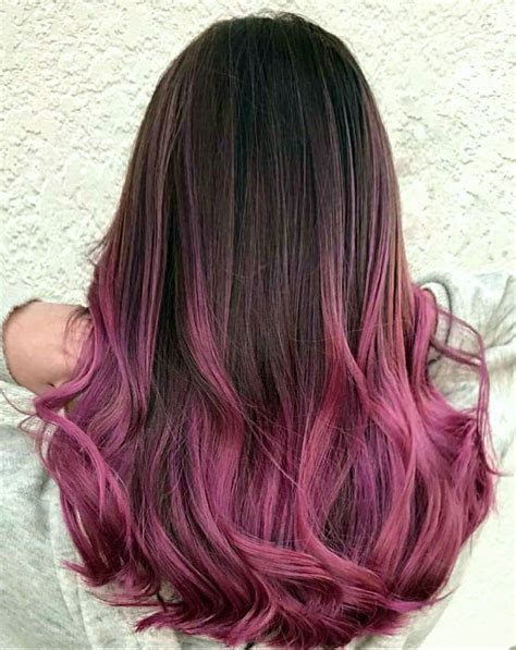 √ Pink Brown Ombre