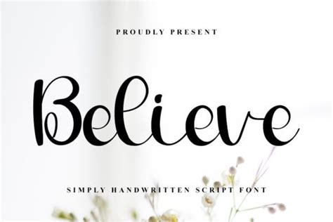 Believe Font by Kongsi.Co · Creative Fabrica