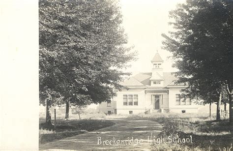 Breckenridge MI 1907 view of the old Breckenridge High Sch… | Flickr