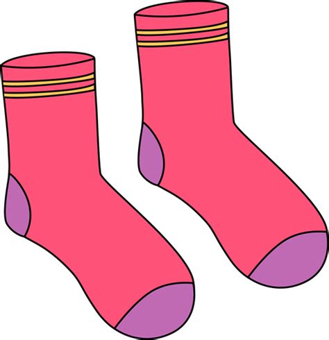 Pair of socks clipart - Clipground