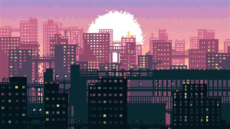 City Pixel Art Wallpapers - Top Free City Pixel Art Backgrounds - WallpaperAccess