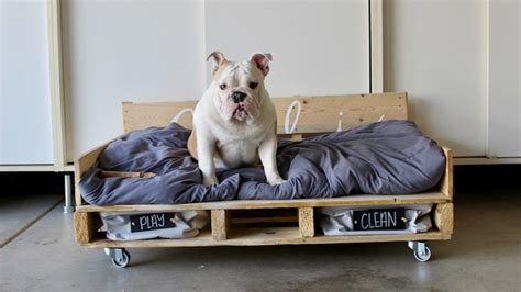 How to make a DIY dog bed from pallets