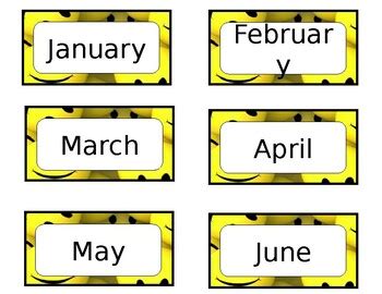 Emoji Theme Classroom Decor - Calendar by Jezz Dee | TPT