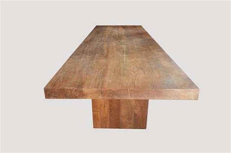 Modern Teak Dining Table AG32M - Andrianna Shamaris