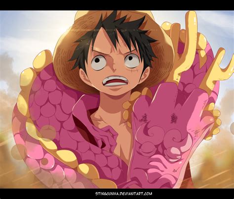 Luffy and Momonosuke - Commission by StingCunha on DeviantArt | Anime, Monkey d luffy, One piece ...