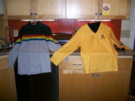 My Star Trek TOS uniform and my Wesley Crusher Sweater. | RPF Costume and Prop Maker Community