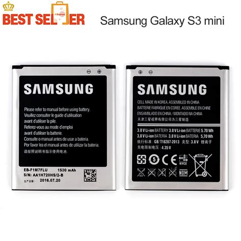 Replacement Battery EB L1M7FLU for Samsung Galaxy S3 Mini S3Mini GT ...