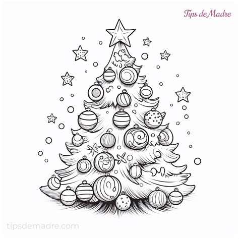 Dibujos de Navidad para colorear e imprimir, para niños - Tips de Madre