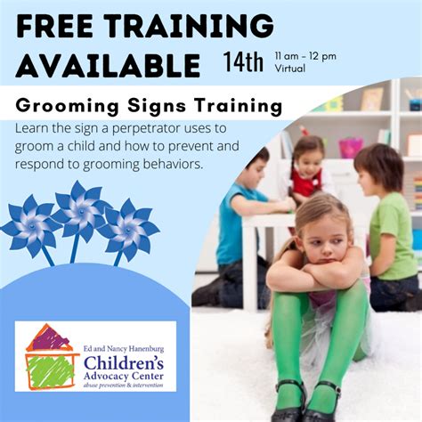 Virtual Grooming Signs Training - Children's Advocacy Center