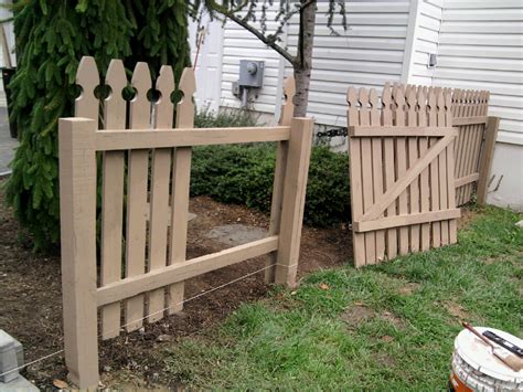 Building a Removable Wood Fence Section and Gate - All About The House