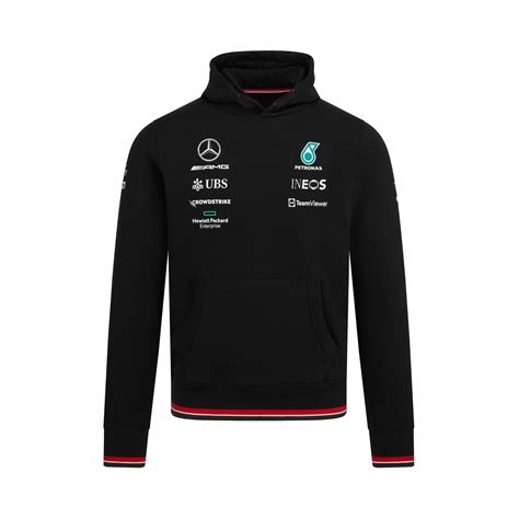 Mercedes Benz AMG Petronas F1 2022 Team Hoodie - Black Hoodies Black ...