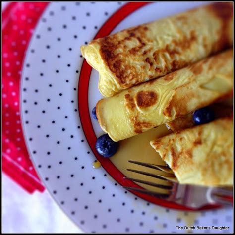 The Dutch Baker's Daughter: Dutch Pancakes (Pannekoeken)