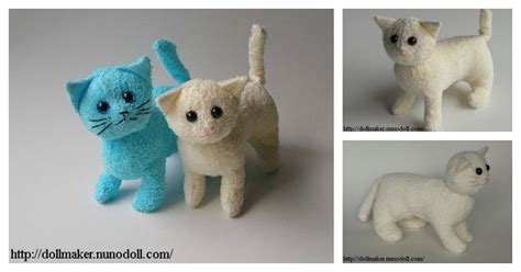 Stuffed Kitty Cat Free Sewing Pattern