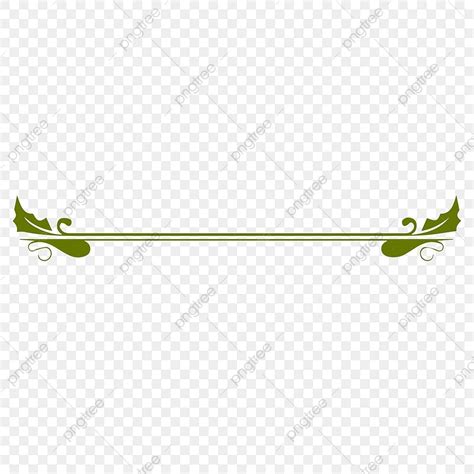 Green Elegant Vector Design Images, Elegant Green Line Border, Green ...