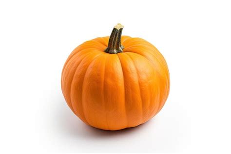 Premium AI Image | Fresh orange pumpkin isolated on white