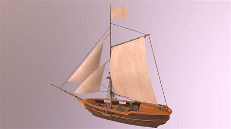 Sloop - 3D model by mckaymanning [7f9075d] - Sketchfab