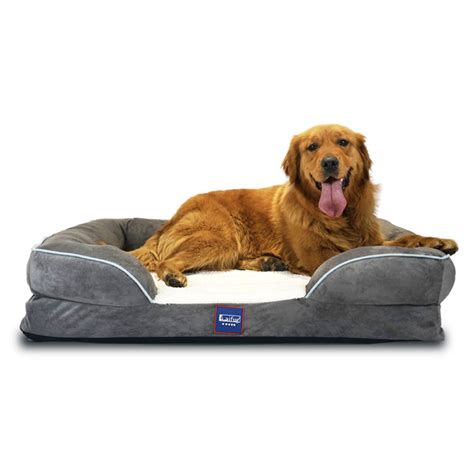 Laifug Large Dog Bed,Orthopedic Memory Foam Dog sofa with Free ...