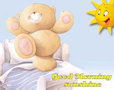 Good Morning Sunshine coffee animated morning bear gif good morning good morning greeting g ...