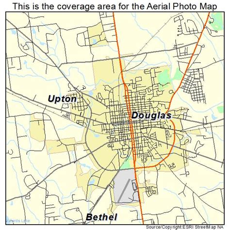 Aerial Photography Map of Douglas, GA Georgia