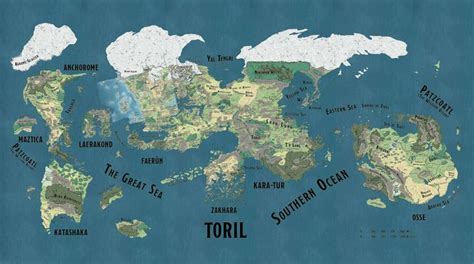 Map Of Faerun 5th Edition