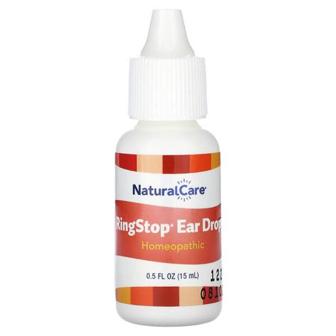 NaturalCare, Ring Stop, Ear Drops, 0.5 fl oz (15 ml)Singapore