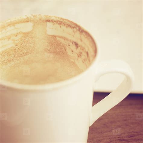 Close up of empty coffee cup stock photo (48350) - YouWorkForThem