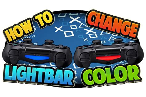 How to Change PS4 Controller Light Bar Color - YouTube