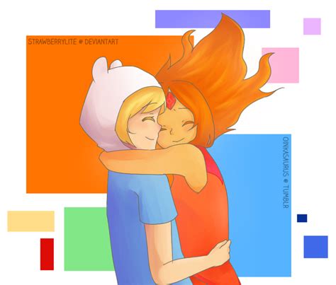 Finn and Flame Princess - Adventure Time Couples Fan Art (34654201 ...