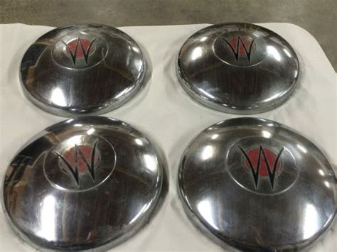 Purchase 1948-50 Willys Jeepster four nice ORIGINAL hub caps in East ...