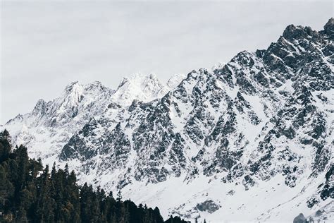 Glacier Mountains Covered In Snow 4k Wallpaper,HD Nature Wallpapers,4k Wallpapers,Images ...