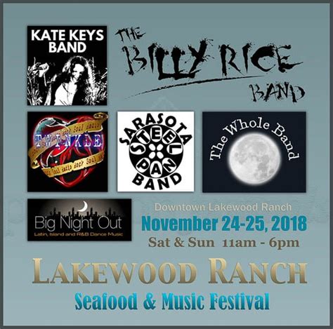 Lakewood Ranch Seafood & Music Festival premiers in downtown Lakewood ...