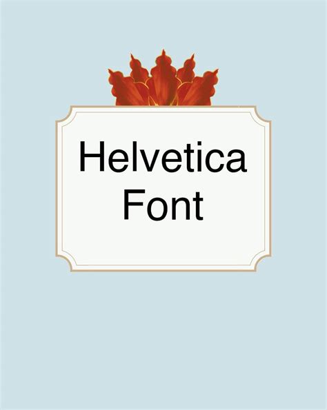 Helvetica Font Free Download