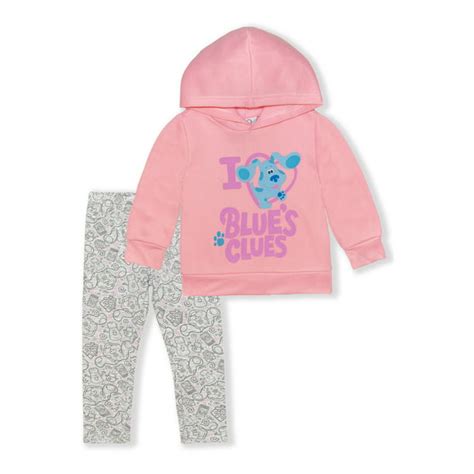 Blue's Clues Baby & Toddler Girl Fleece Pullover Hoodie Sweatshirt ...