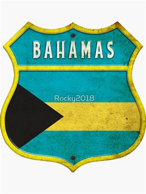 "Bahamas coat of arms flag design" Sticker for Sale by Rocky2018 | Redbubble