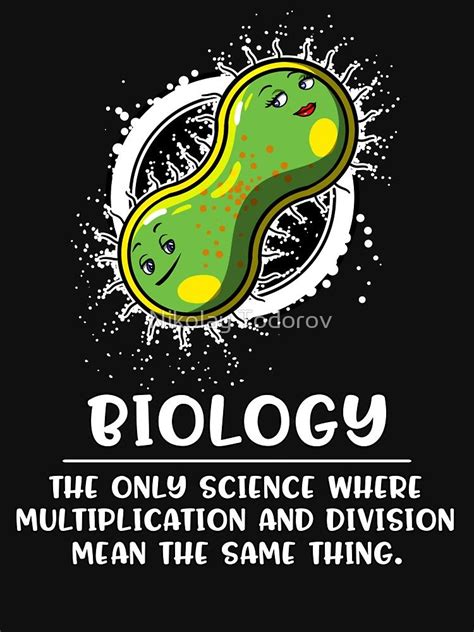 Funny Biology Science Multiplication Pun Joke by underheaven | Biology ...