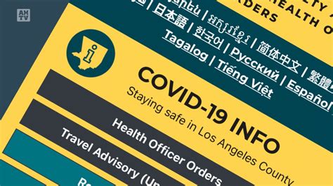 5,610 New Positive Cases and 75 New Deaths Due to COVID-19 in Los Angeles County – 全美电视新闻 AMTV News