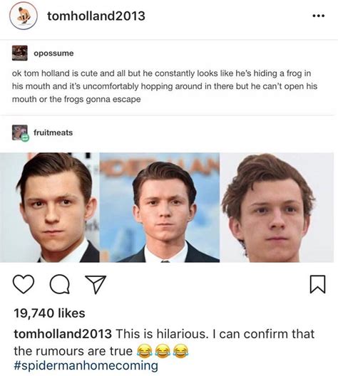 Tom Holland confirms the meme! : r/Spiderman