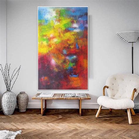 Colorful abstract wall art print from original oil painting in | Etsy | Painting, Abstract wall ...