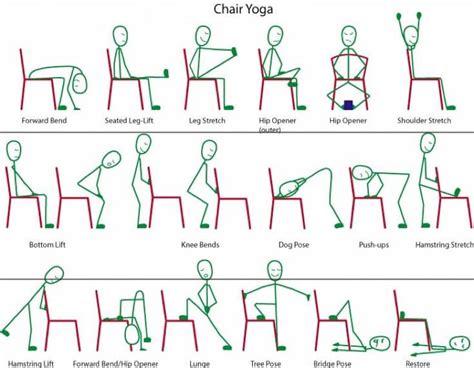 Chair Yoga Poses For Elderly